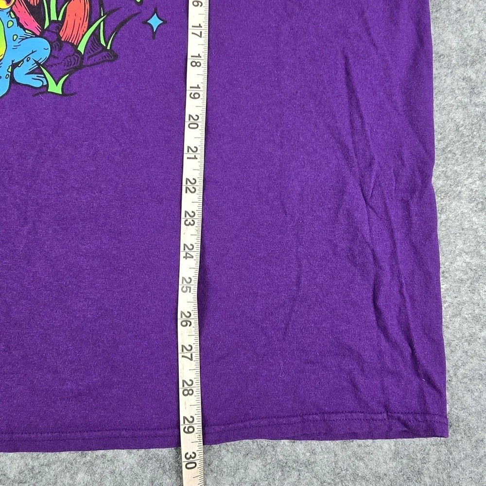DOM Shirt Mens 2XL Have A Magical Day Frog Mushroom Graphic Tee Novelty Fantasy - Picture 6 of 7